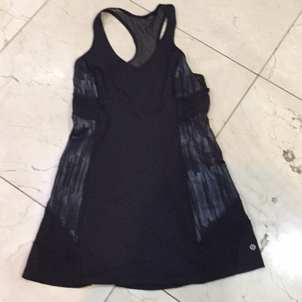Lululemon Ace black tennis dress